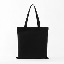 +[플렉스온]+캔버스 포켓 에코백 블랙 34x36cm 데일리 에코 캐주얼가방[FLEXONmarket]+