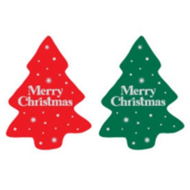 크리스마스스티커(트리2종) / 35x47mm / 3장(72개) / 시즌상품 교환 반품 불가 / 성탄스티커 / 크리스마스포장스티커 / 크리스마스데코스티커