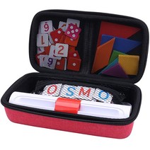 Osmo Genius Kit용 스토리지 조직자 케이스 OSMO 기본 시작자 번호 단어 Tangram 코딩 Awbie 게임 OSMO Genius Set Red, 상세페이지 참조