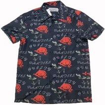 와코마리아 WACKO MARIA 반소매 셔츠 와코 마리아 리 페리 알로하 셔츠 HAWAIIAN SHIRT 하와이안