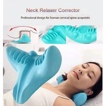 목 뒷목 뻐근 뭉침 지압기 마사지기 누워서 하는 안마기 릴렉서 베개 인공물 수면 지원 베개, 1 pc 구아샤 보드