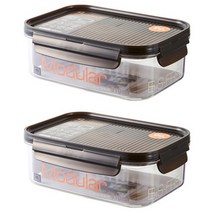 락앤락 비스프리 모듈러 직사각, 10개, 910ml