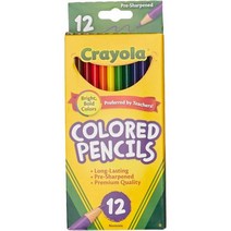 Crayola 68-4012 색연필 12개 2개 팩 다양한 색상, Pencils