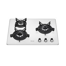 린나이 빌트인 쿡탑 3구 화이트 펄 자가설치 / 설치가능 RBR-P3511WD 560X430, 택배요청, RBR-P3511WD(가스통/LPG)