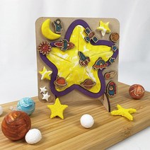 노인 복지관 실버미술 소근육운동 별모양 클레이 액자 만들기 유치원 정서발달 방과후