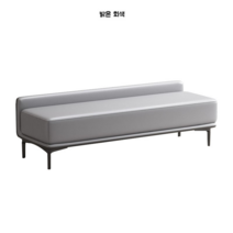 엔틱벤치 베드벤치 침대 스툴 대학생방 인테리어 청소년방 꾸미기 벤치 침실 가구, 150x45x50 라이트 그레이