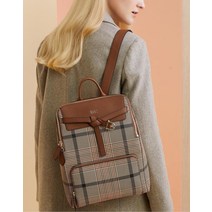 23SS [EDINBURGH]빅 모던 체크 벨트장식 백팩 DCBA3E676W2