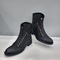탠디 X19510 BLACK 여성 옆장식 앵클 부츠 3cm 미셸by탠디 MK94
