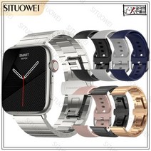 스마트워치 SITUOWEI DT7 Series NFC 혈압 심박수 수면 심전도 통화기능, 실버풀패키지