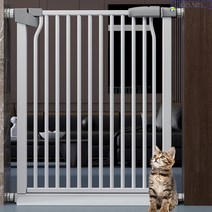 WINANON 고양이 방묘문 원터치 반자동 안전문, 넓이 21+선물