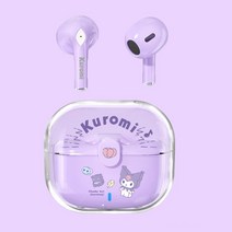 산리오이어폰 블루투스 시나모롤 키티 쿠로미 헤드폰
