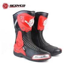 스코이코 R5 오토바이부츠 바이크부츠, 02.레드