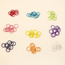 오링10개 고무 코팅 컬러 오링 두께1mm 직경10mm 부자재, 화이트