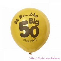 블랙 골드 30 40 50 60 년 생일 라텍스 풍선 성인 남성 여성 생일 축하 파티 장식 결혼식 30 주년 기념 용품, Gold 50 3
