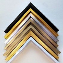 알루미늄액자 모든사이즈무료배송 A4 A3 A2 A1 30x30 50x50 60x60 50x70 6색상유광골드.무광골드 인테리어액자제작전문자유공간, 실버