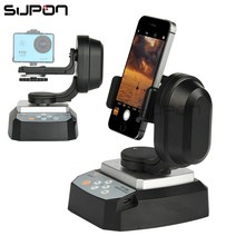 supon yt-500 smart go pro 파노라마 ptz무선 원격 제어 포함 전화 slr 카메라 웹 웹캐스트용 팬 제목, 검은 색