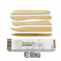 ＧОÐＺｉĿŁА몰신한 조소용구 나무 헤라 5본조 대 20cm 조소 조소용헤라 조소공구 미술공구 조소재료ŁØvŒ, ⁀‿⁀, ⁀‿⁀