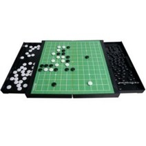 socean 미니 바둑 폴더 보드 자석 게임 어린이 바둑 두기 바둑 테이블 게임 고급 바둑 용품 자석 바둑판 접이식 바