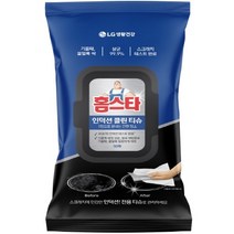 LG생활건강 홈스타 인덕션 전용 클린 티슈 50매, 1