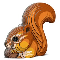 퍼즐피플 3D종이/우드락 입체모형퍼즐, 3D종이퍼즐 다람쥐(Chipmunk), -p