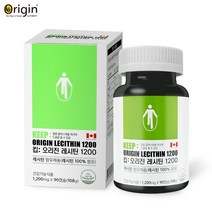 캐나다 대두레시틴 1200mg X 90 캡슐 3개월 레시틴 인지질 포스파티딜콜린 혈중 콜레스테롤 중성지질 혈관 뇌 기억력 건강 개선 영양제, 1box