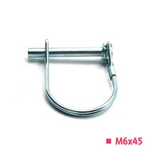 트레일러 잠금장치 D타입 잠금핀 커플러 D링 M6x45