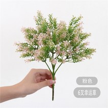 다양한 인공 식물 유칼립투스 잔디 플라스틱 고사리 녹색 잎 꽃 웨딩 홈 장식 1 개, [24] 25