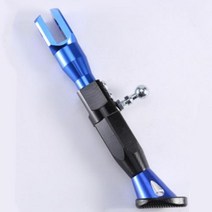 바이크 리프트 오토바이 정비 차량용 리어스탠드 조정 가능한 금속 발 받침대 일렉트로 모바일 킥 사이드 스탠드 내구성 좋은 브래킷, 3