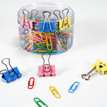 스프링래빗 스마일 표정 컬러 클립 세트 칼라 집게 집개 더블 서류 미니 사무용 문구 문서, 상세페이지 참조, 상세페이지 참조, 상세페이지 참조