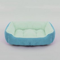 대형견집 애완동물용 침대 개고양이용 사각형 플러시 개집 중형 소형 개 소파 쿠션 애완동물 진정 집 용품 액세서리, cat dog bed 11+S (48X40X12CM)