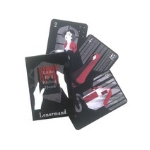Magpies Lenormand 오라클 카드 운명 점술 가족 파티 종이 게임 타로 PDF 가이드, [02] 라이트 그린