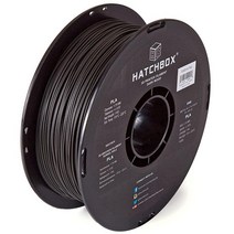 HATCHBOX 1.75mm 브라운 우드 PLA 3D 프린터 필라멘트 1KG 스풀 치수 정확도 +/- 0.03mm 3D 프린팅 목재 필라멘트, Wood Black