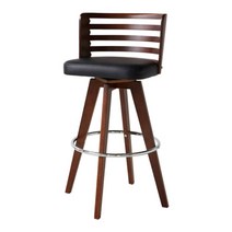 [하이파가구] 스페이스바/ 바텐의자 홈바의자 H600~770mm, COLOR:월넛|SIZE:좌판높이 600mm