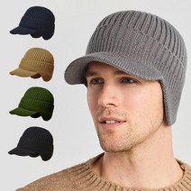 데이즈원 남성 남자 모자 겨울 귀도리 니트 캡모자 방한모자