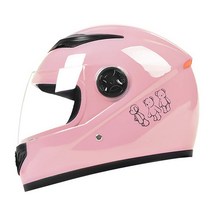 마이크로킥보드 헬멧 자전거 오토바이 킥보드 헬멧, 원 사이즈 밝은 백곰안티포그