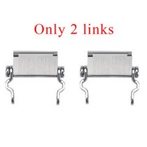 멀티툴 맥가이버칼 트레드 팔찌 용 2pcs 시계 어댑터 액세서리 다기능 도구 14 24mm 캠핑 칼 amp 도구 주머니 멀티 도구, 11 A  Silver Part 24mm