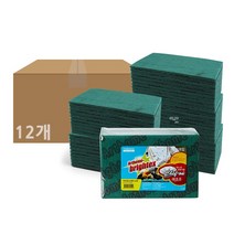 아트홈 쉐프온 다목적 부직포 청 수세미 10p x 12개