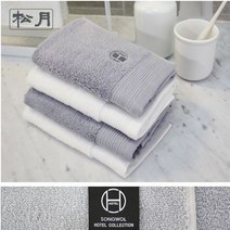 송월타월 호텔컬렉션 클래식 핸드타월, 연회색, 5개