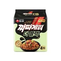 농심 짜파게티 더 블랙 116g 4개입 / 2팩 봉지라면, 농심 짜파게티 더 블랙 116g 4
