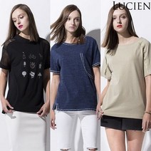 [홈쇼핑상품] [루시앙][루시앙_여성] 루시앙 여성 썸머 린넨티셔츠 4종 택1 (SD079