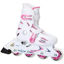 Roces Roces 400687 Model Orlando III Kids Inline Skate US 9-12jr, 03 화이트/핑크_01 US 9-12jr