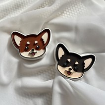 다다룸 치와와 강아지석고방향제 애견 차량용 자석용 선물 퇴사 기업 돌 답례품 반려견, 차량용 롱클립, 모링가