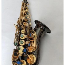 YANAGISA S-991 굽은 소프라노 색소폰 슈프림 블랙 래커, 991