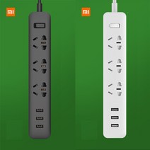 샤오미 멀티탭 전자파 차단 USB 3포트, 화이트