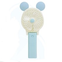 LED 휴대용 선풍기 USB 여름 미니 핸디 핸드 얼굴 빅팬 초미니 캠핑 차박, 고양이-핑크