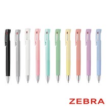 [무료각인] 제브라 블렌3색볼펜 05 07 단체선물 (스모키 컬러 추가), 1개, 0.5mm/핑크