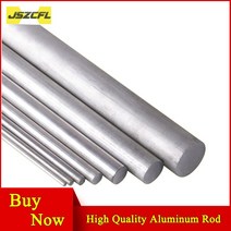 알루미늄 봉 환봉 1PC 6061 둥근 막대기 막대 10-50MM 산업 또는 DIY 금속 재료 바 금형 CNC 길이 300MM, [09] 1PC 25X300MM