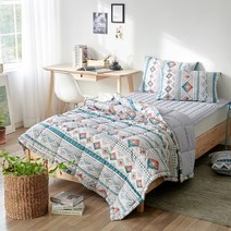 라몬떼 더~따뜻한 웜업 인디언 자가 발열 레이온 차렵/사계절 이불 세트 SS