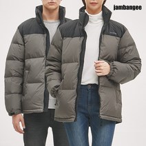 잠뱅이 남여공용 푸퍼 숏 다운점퍼 차콜그레이 AJ4WWW43-CG