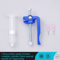 용접 용품 솔더 페이스트 부스터 용접 오일 니들 배럴 압출기 글루 건 회로 기판 수리 추진 툴 납땜 액, b 세트